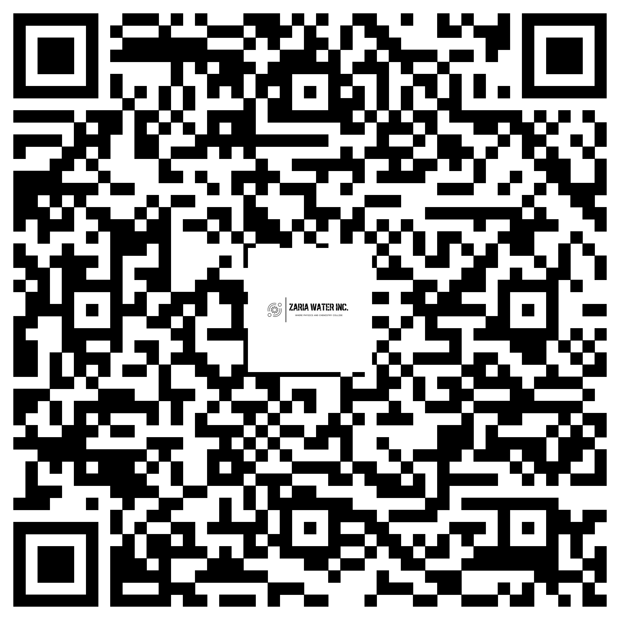 QR code for Zara Water Inc. Scan to open the company website on your device.